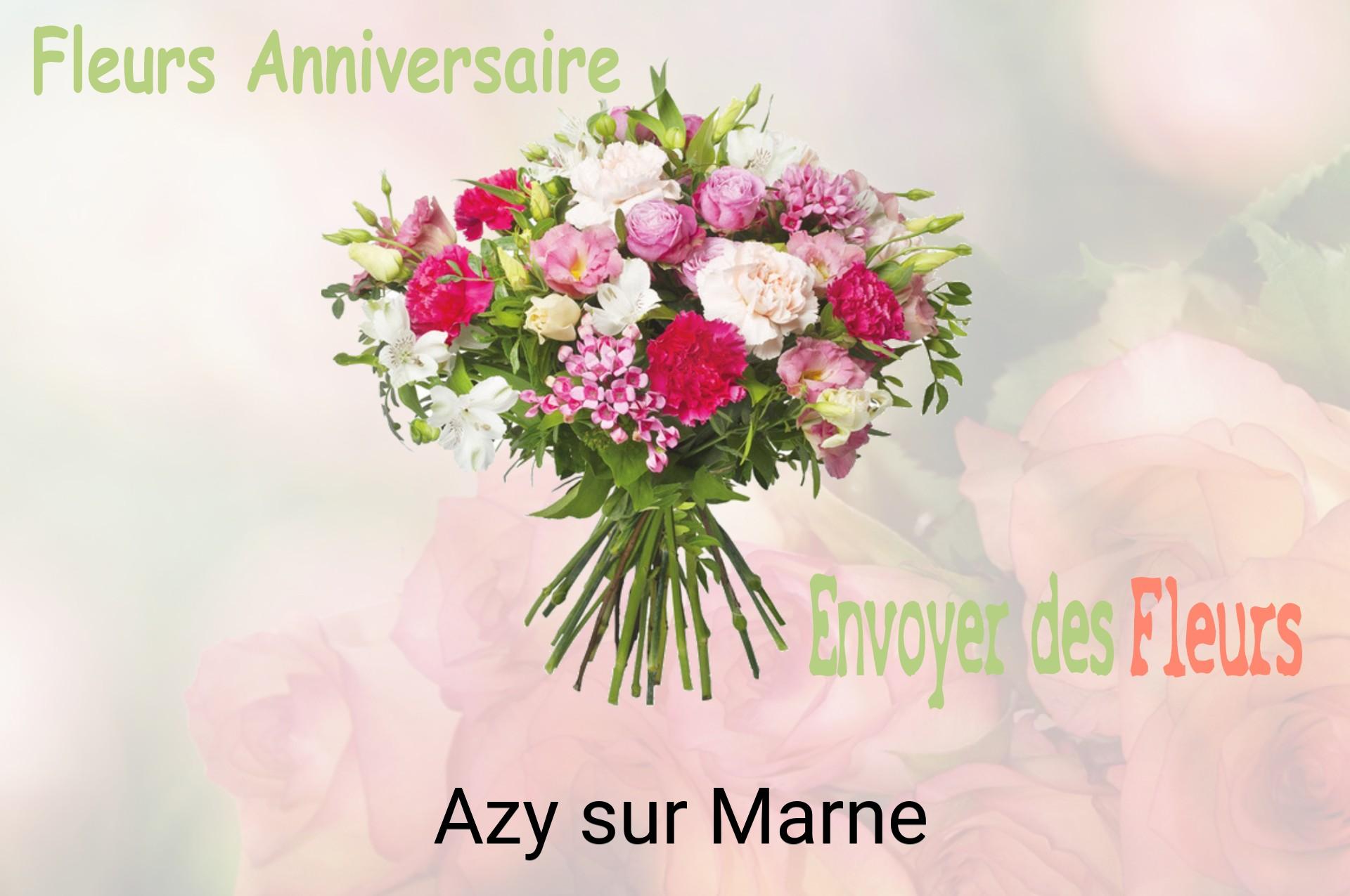 Bouquet de fleurs d’anniversaire livré à Azy-sur-Marne